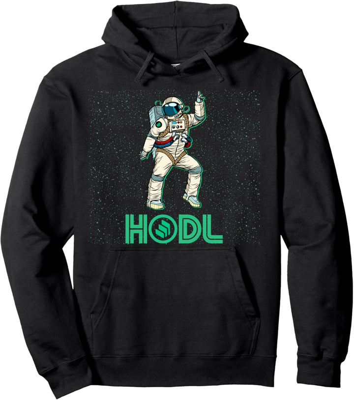 Cryptocurrency Talk - Fun HODL Compound Disco Moon Gear Pullover Hoodie