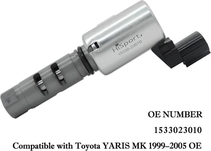 HISports Motor Nockenwellensteuerung Ölregelventil Solenoid VVT 229700 Kompatibel mit Toyota YARIS M