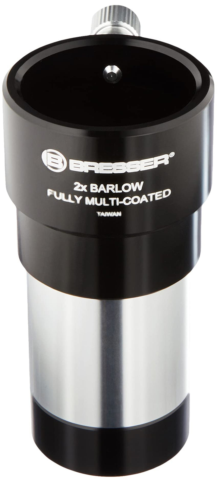 Bresser Teleskop Barlow Linse (2-fach, zur Verdoppelung der Brennweite eines Teleskopes, mit vollver