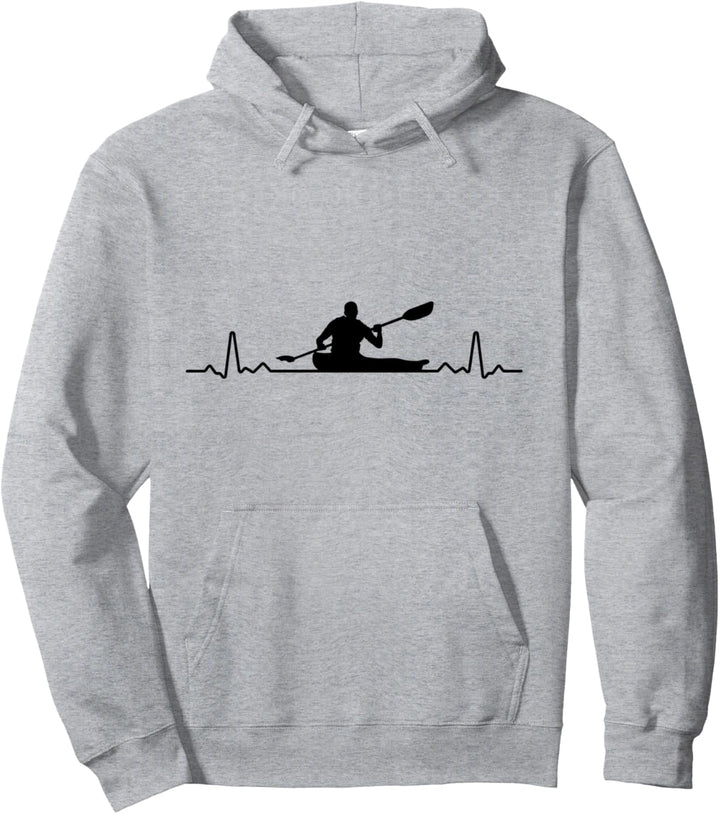 Rudern Ruderer Kanu Ruderboot Ruder Herzschlag Pullover Hoodie