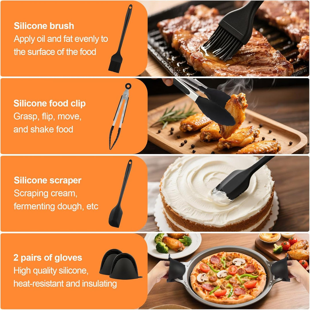 Airfryer Zubehör für COSORI Heissluftfritteuse Zubehör Dual Zone 8.5 L,Wiederverwendbares Airfryer Z