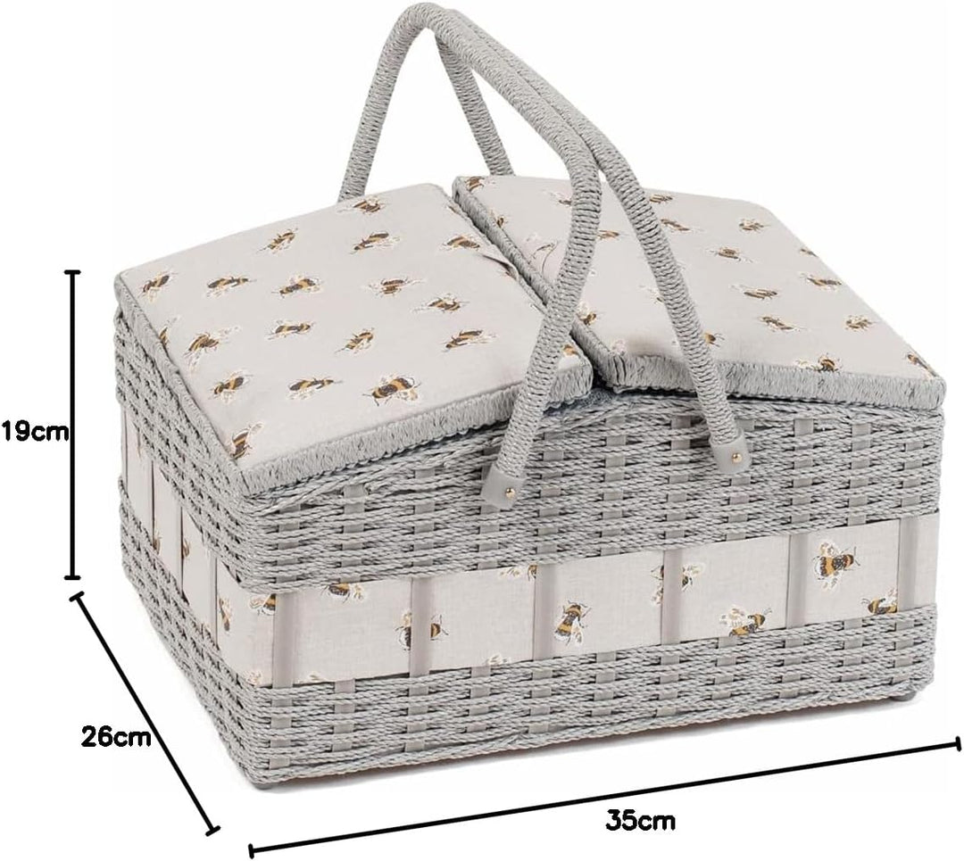 Sewing basket large Mez Crafts - Beautiful Bees Biene, Biene