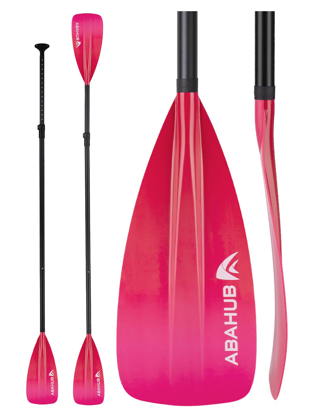 Abahub SUP Paddel / 2 in 1 Sup Kajak Paddel Aluminium Einstellbares Stand Up Paddle für Paddleboard,