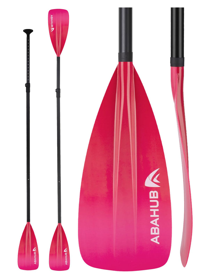 Abahub SUP Paddel / 2 in 1 Sup Kajak Paddel Aluminium Einstellbares Stand Up Paddle für Paddleboard,