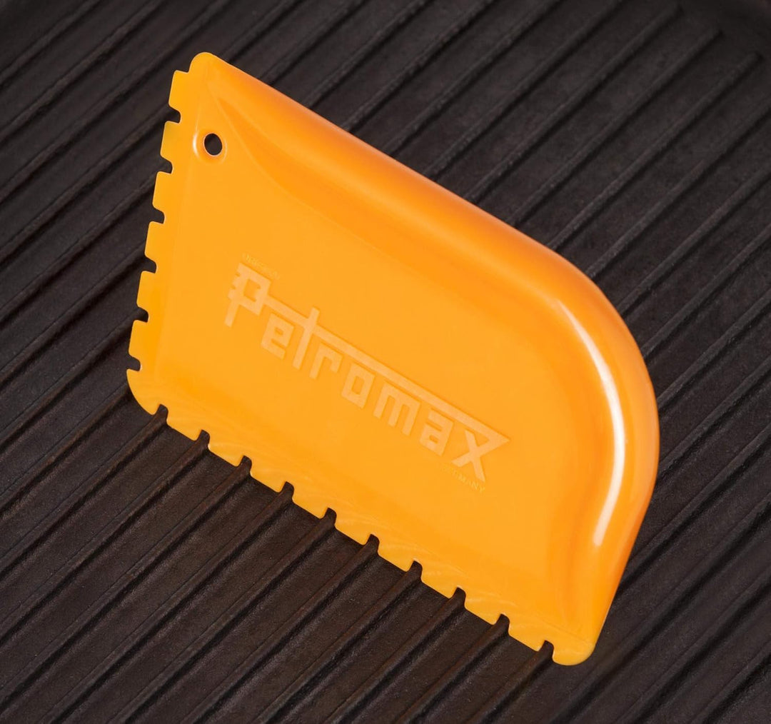 Petromax Feuertopf Dutch Oven Reinigungs-Schaber Set Glatt und Geriffelt für Gusseisen Pfannen Töpfe