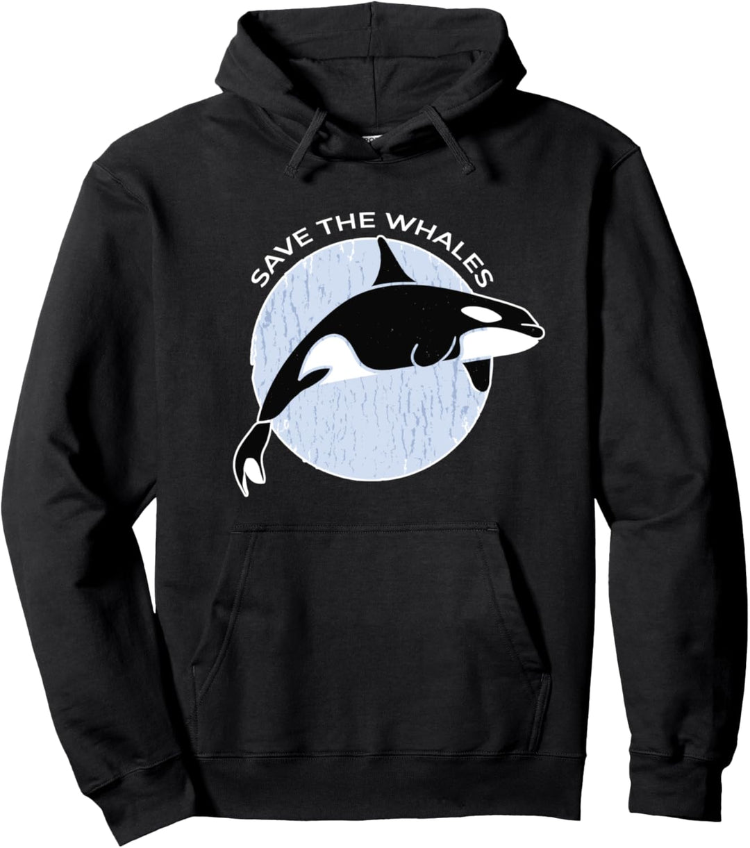 Rettet die Wale | Ozean Umweltschutz | Save the Ocean Pullover Hoodie