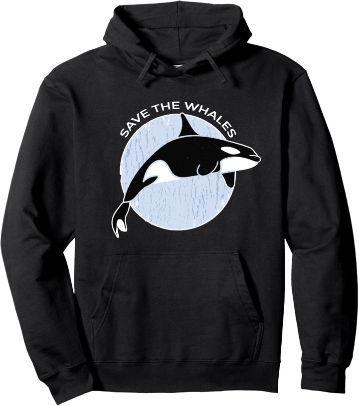 Rettet die Wale | Ozean Umweltschutz | Save the Ocean Pullover Hoodie
