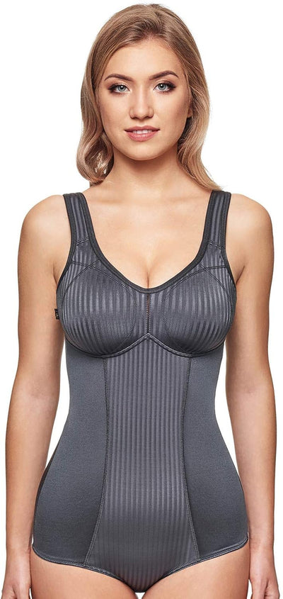 SUSA Body ohne Bügel Cremana / Body Shapewear Damen stark formend / Frauen Mieder / Softer Bodysuit