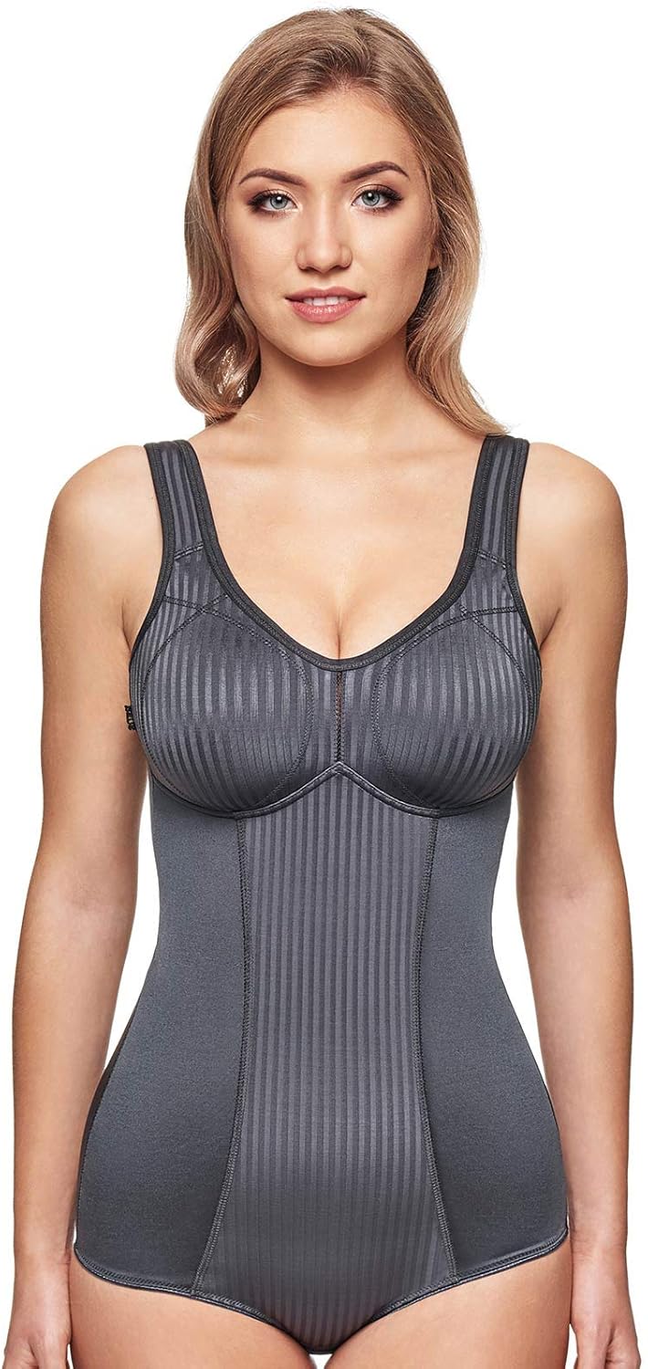 SUSA Body ohne Bügel Cremana / Body Shapewear Damen stark formend / Frauen Mieder / Softer Bodysuit