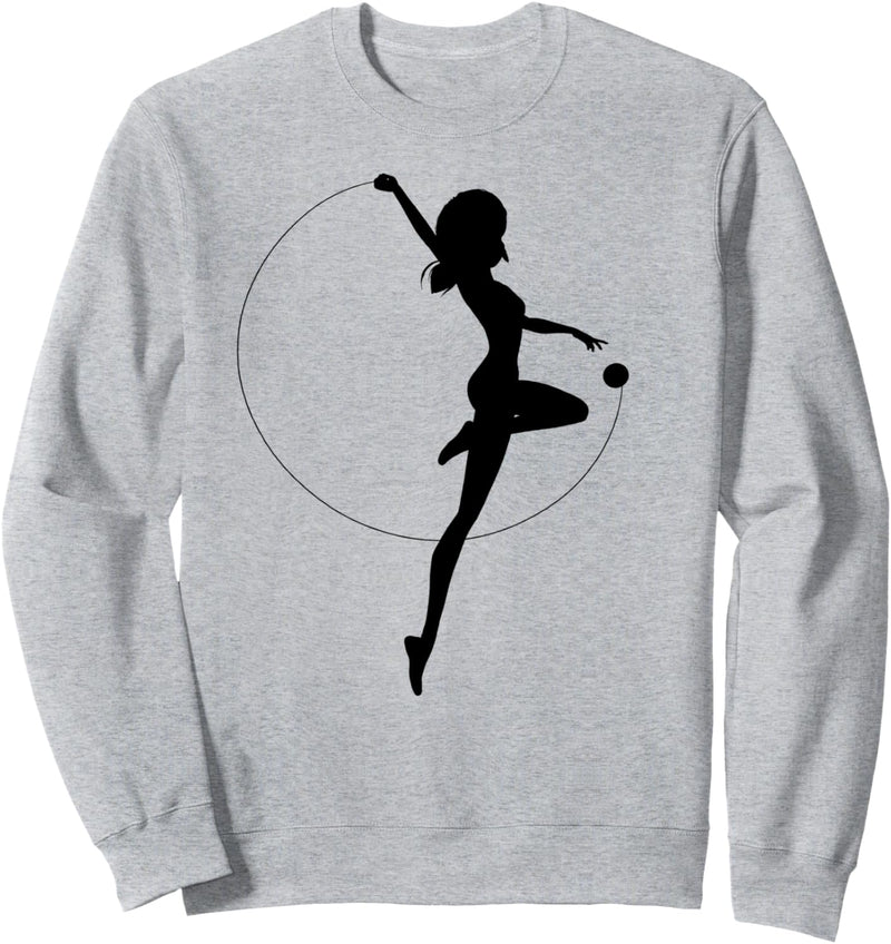 Miraculous Silhouette Ladybug Yoyo Art (Black Edition) Sweatshirt