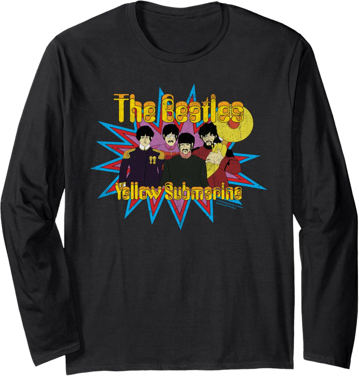 Die Beatles Gelbes U-Boot Bursting Beatles Langarmshirt