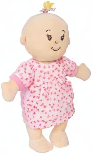 Manhattan Toy 153090 Wee Baby Stella weiche Puppe, pfirsichfarben, 30,48 cm Wee Baby Stella Peach, W