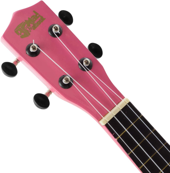 Mad About SU8-TU-PK Sopran-Ukulele für Anfänger, inkl. Tasche und Stimmgerät - Rosa