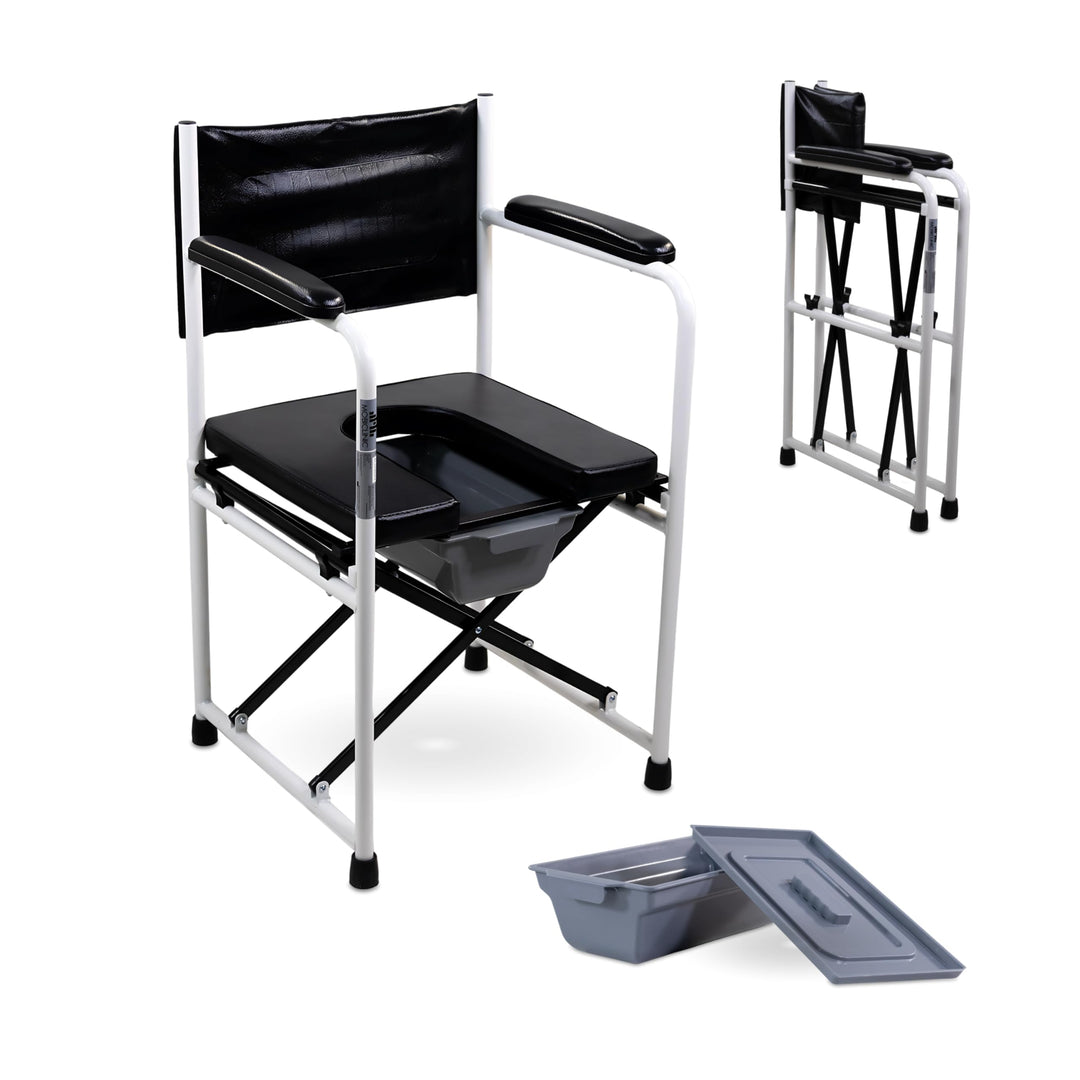 Mobiclinic, Toilettenstuhl, Ebro, Europäische Marke, Toilettensitz für Ältere und Behinderte, WC Sit