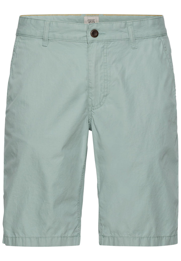 camel active Chino Shorts Aus Reiner Baumwolle - Hose 38 Blau-grün, 38 Blau-grün