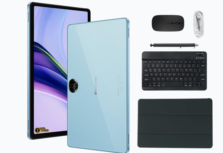 Blackview ZENO 5 | 11,0" HD IPS 90Hz | 12GB RAM + 128GB (2TB) | Ozeanblau Ozeanblau 128.0 GB 12.0 GB