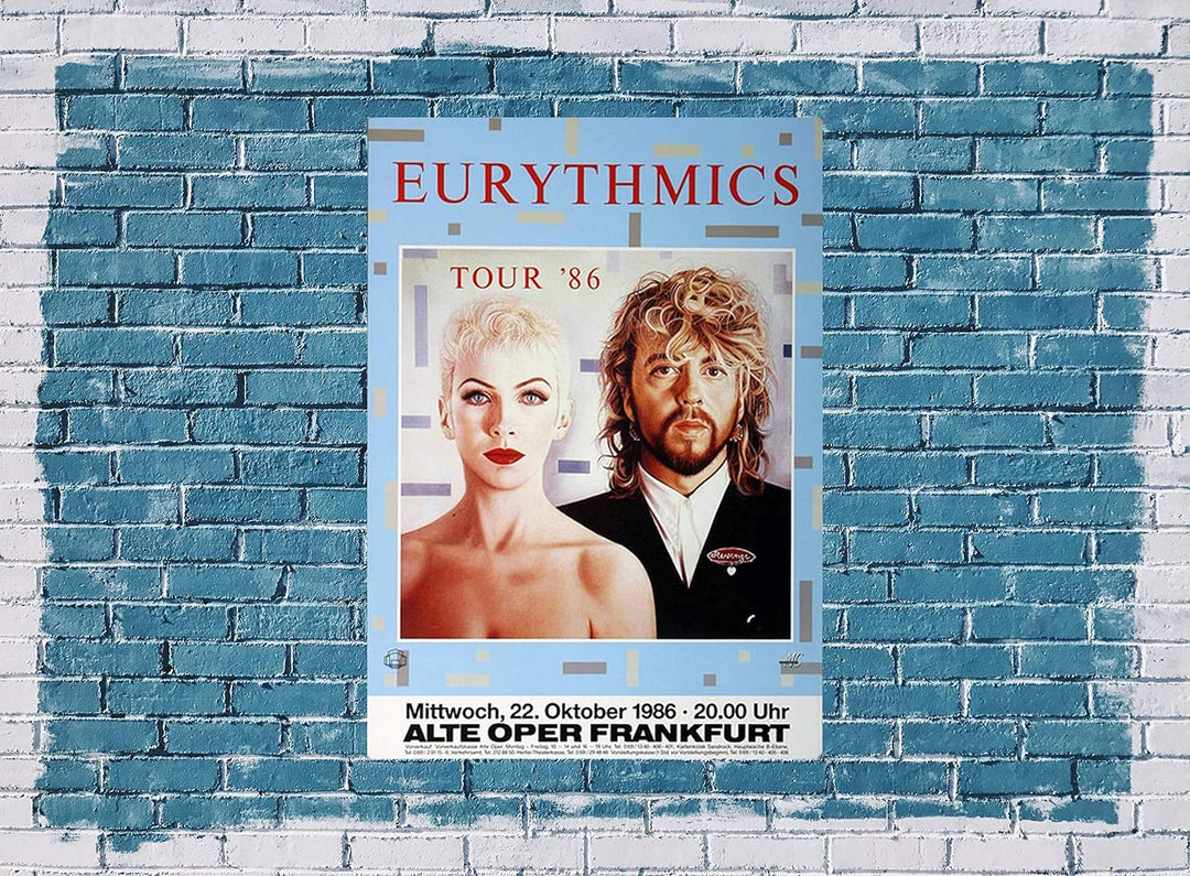 Eurythmics - Revenge, Frankfurt 1986 » Konzertplakat/Premium Poster | Live Konzert Veranstaltung | D