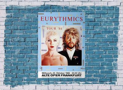 Eurythmics - Revenge, Frankfurt 1986 » Konzertplakat/Premium Poster | Live Konzert Veranstaltung | D