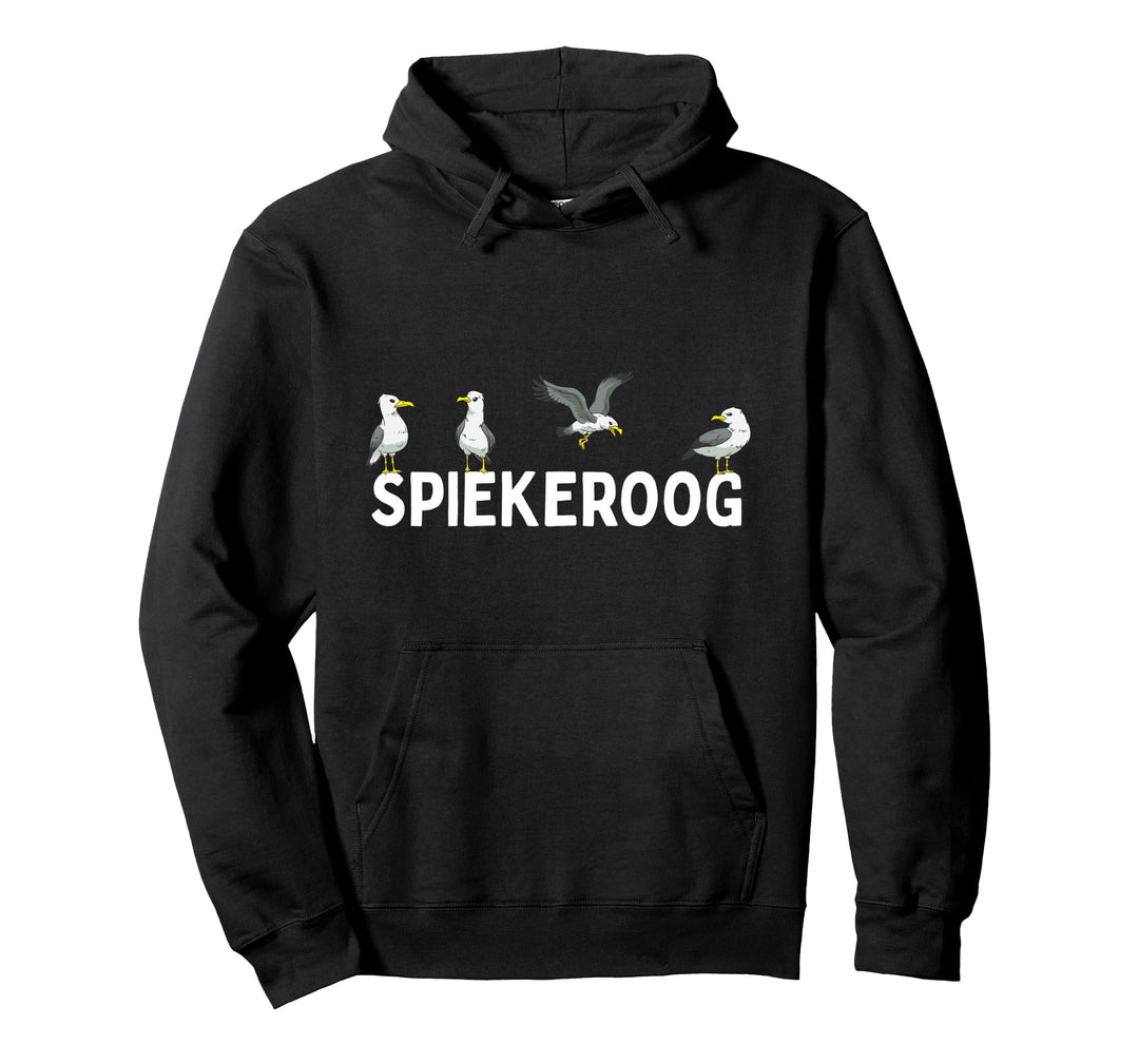Spiekeroog Ostfriesische Insel Nordsee Küste Möwen Pullover Hoodie