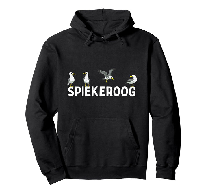 Spiekeroog Ostfriesische Insel Nordsee Küste Möwen Pullover Hoodie