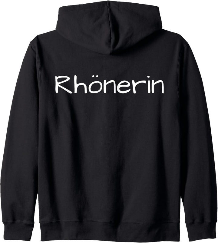 Stolze Rhönerin, Rhöner Herkunft, Hessen Bayern, Rhön Kapuzenjacke