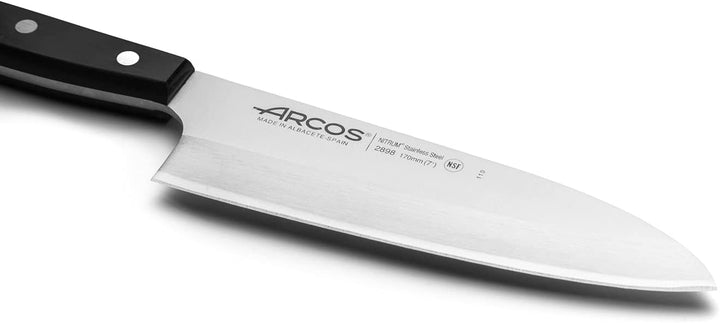 Arcos 289804 Serie Universal - Messer Deba Asiatisches Messer - Klinge Nitrum Edelstahl 170 mm - Han