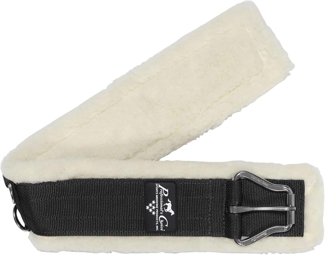 Professional's Choice Equine Merino Wool SMX Comfort Fit Western Cinch Schwarz Size 86.36cm, Schwarz