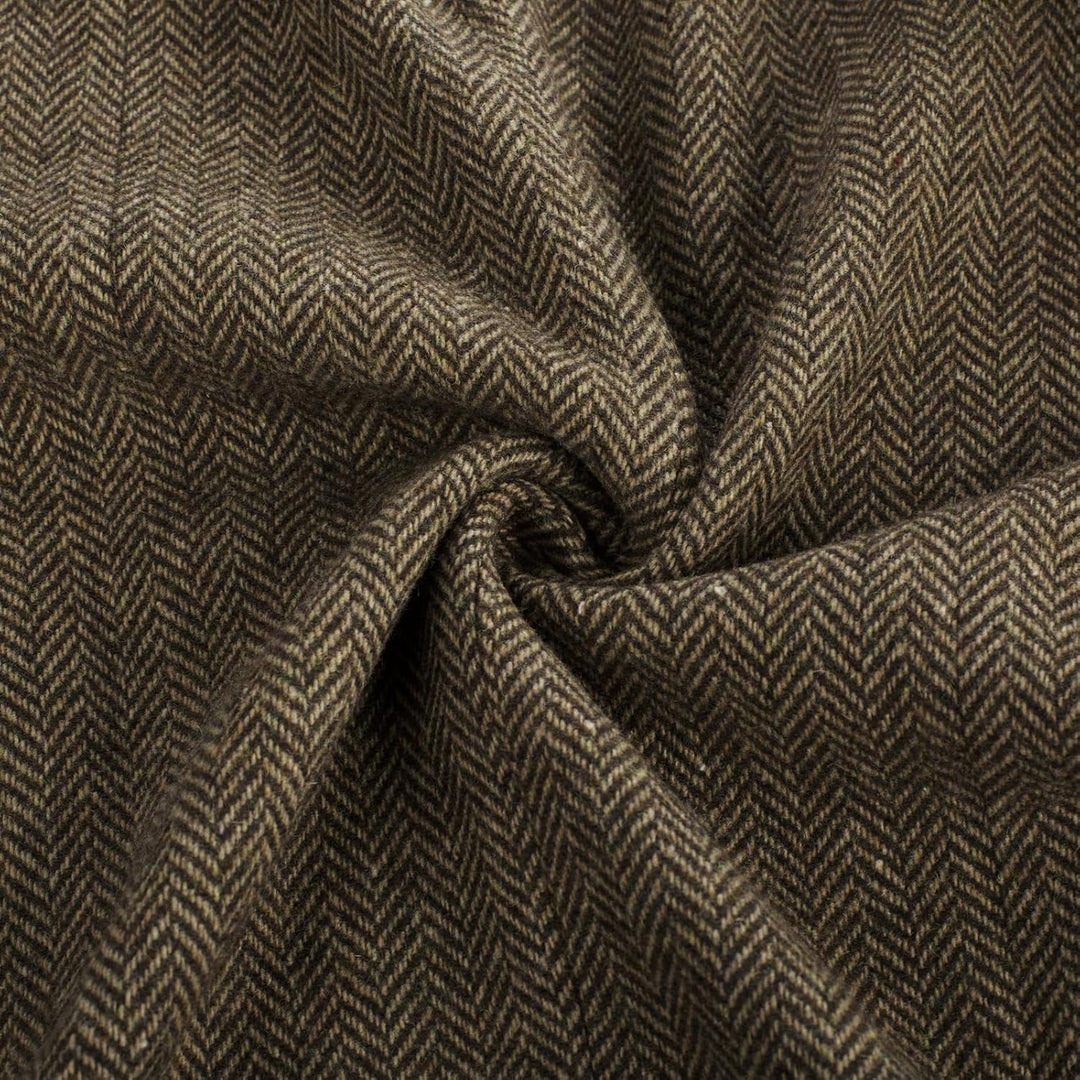 PaulJones Sakko Herren Vintage Wollmischung Blazer mit Reverskragen Tweed Sakko 2 Knöpfe Regular fit