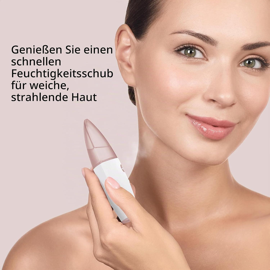 GESKE | SmartAppGuided™ Facial Hydration Refresher | 4 in 1 | Wasserzerstäuber | Gesichtsdampfer | W