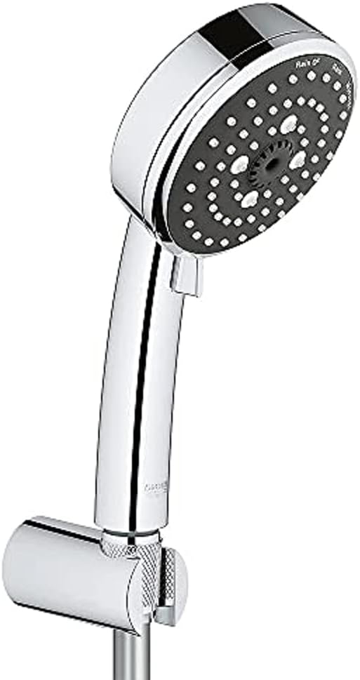 GROHE Vitalio Comfort 100 - Wandhalterset (wassersparend, 3 Strahlarten, Antikalk-System), chrom, 26