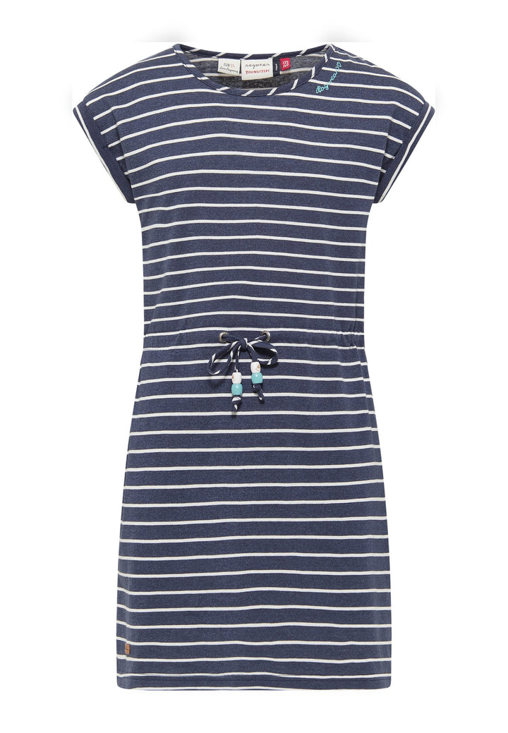 Ragwear Lippi Stripes Dress, Navy, 152