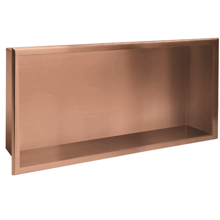 Rea - Nischenregal, 30X60, Gebürstetes Kupfer