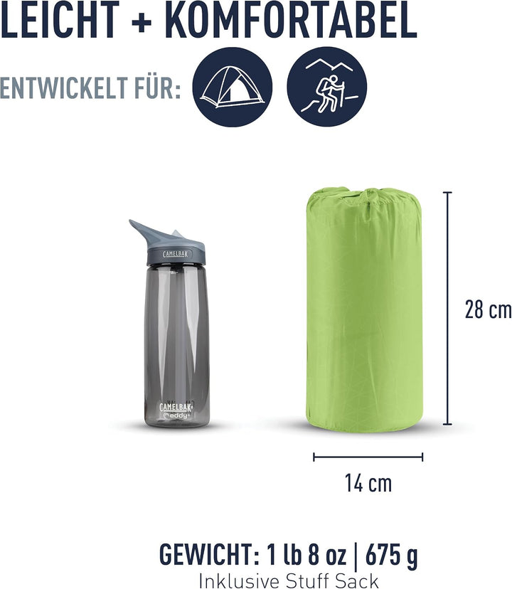SEA TO SUMMIT - Comfort Light Self Inflating Isomatte - rutschfeste Schlafmatte - Delta Core-Technol