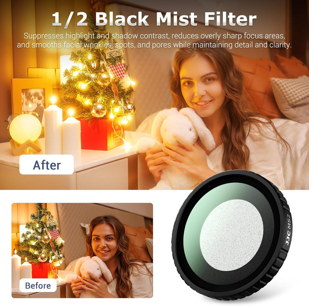 Schwarzer Weichzeichner 1/2 Filter für DJI Osmo Nano mit Tasche Black Mist 1/2 Filter, Black Mist 1/