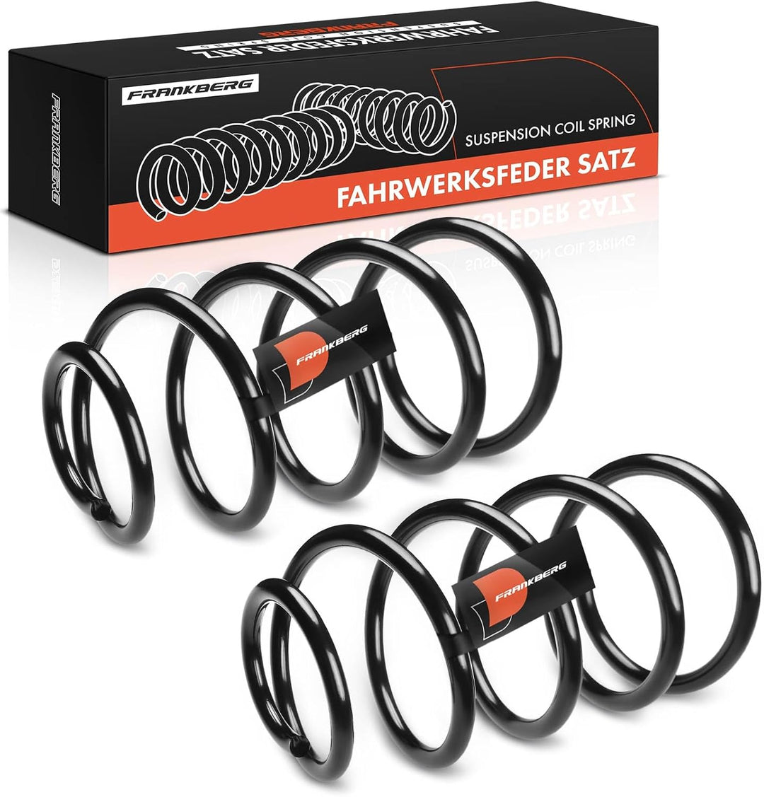 Frankberg 2x Federn Fahrwerksfeder Vorderachse Kompatibel mit Focus II 2.0L Cabriolet 2006-2010 Repl