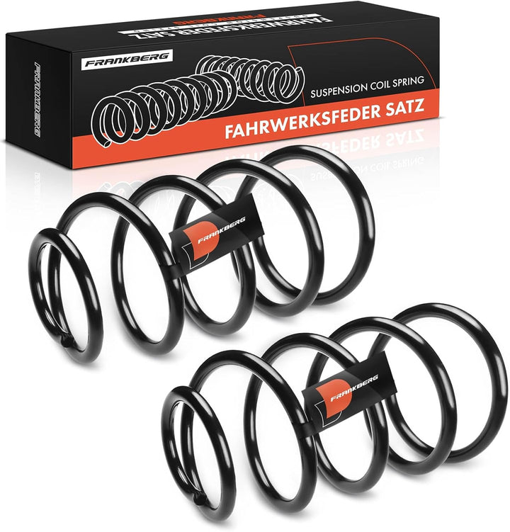Frankberg 2x Federn Fahrwerksfeder Vorderachse Kompatibel mit Focus II 2.0L Cabriolet 2006-2010 Repl