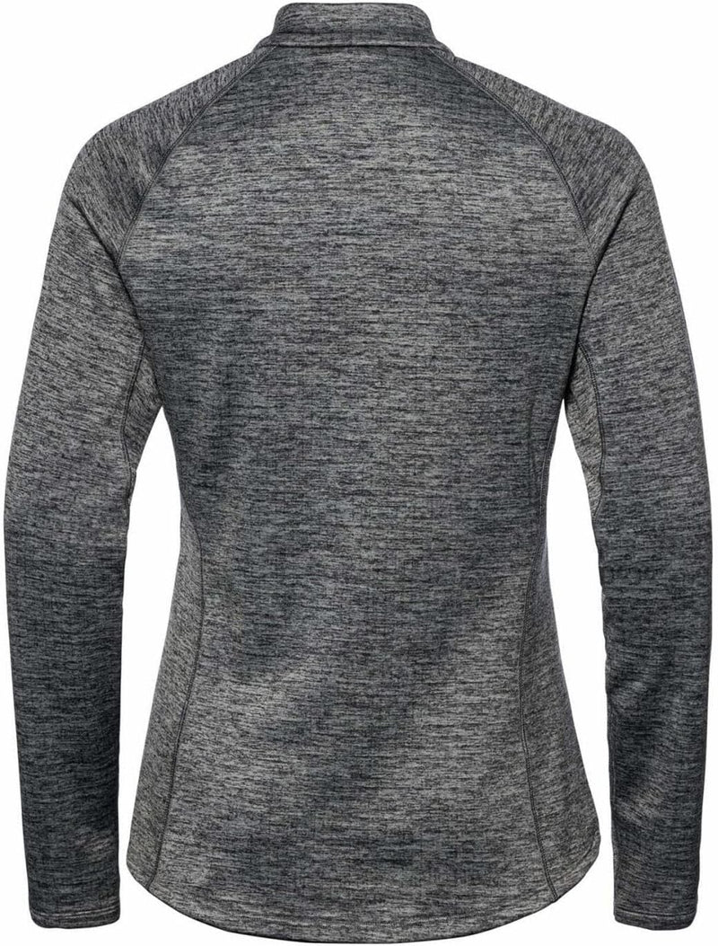 Odlo Damen Tencia_542551 Mid Layer mit Reissverschluss (1er Pack) XS Dark Grey Melange, XS Dark Grey