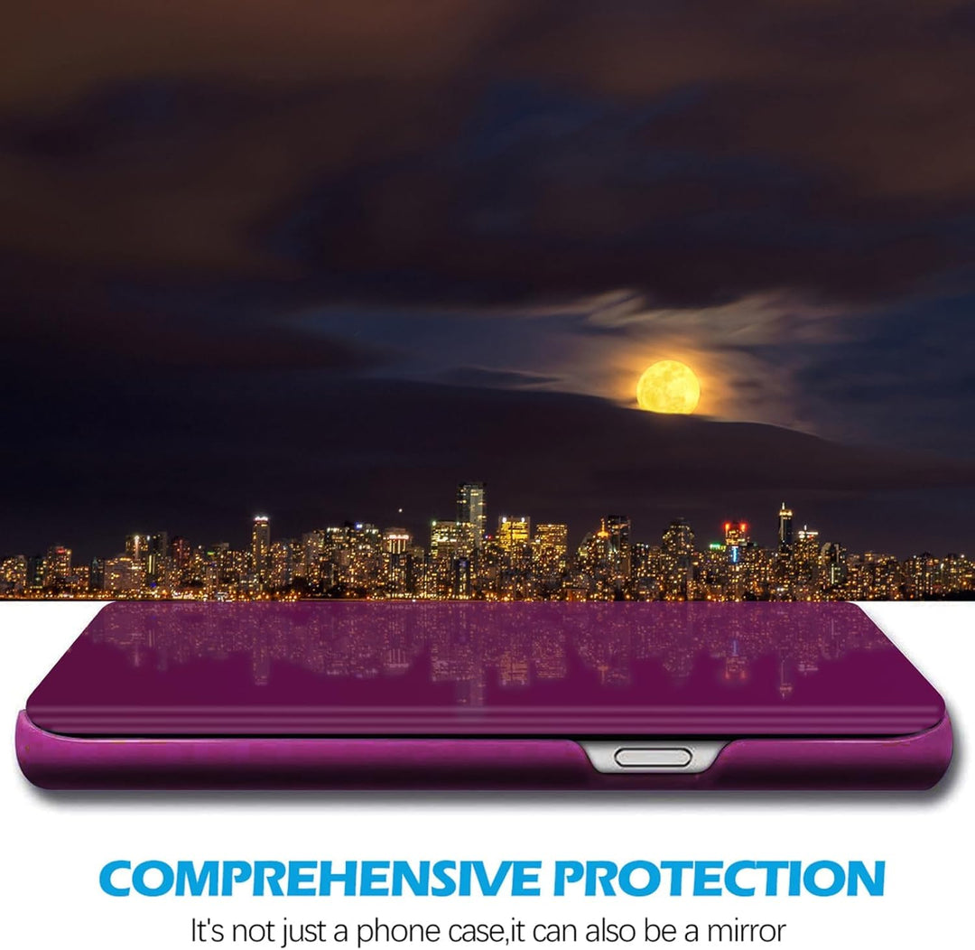 für Samsung S26 Ultra Hülle Clear View Spiegel Handyhülle für Samsung Galaxy S26 Ultra Flip Case Han