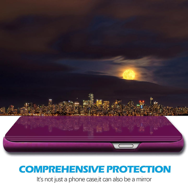 für Samsung S26 Ultra Hülle Clear View Spiegel Handyhülle für Samsung Galaxy S26 Ultra Flip Case Han