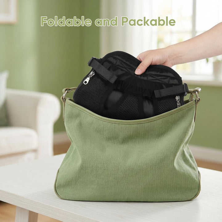 nulala Verbessert Hunderucksack bis 7kg, Atmungsaktiver Haustier Rucksack mit Gepolsterte Schultergu