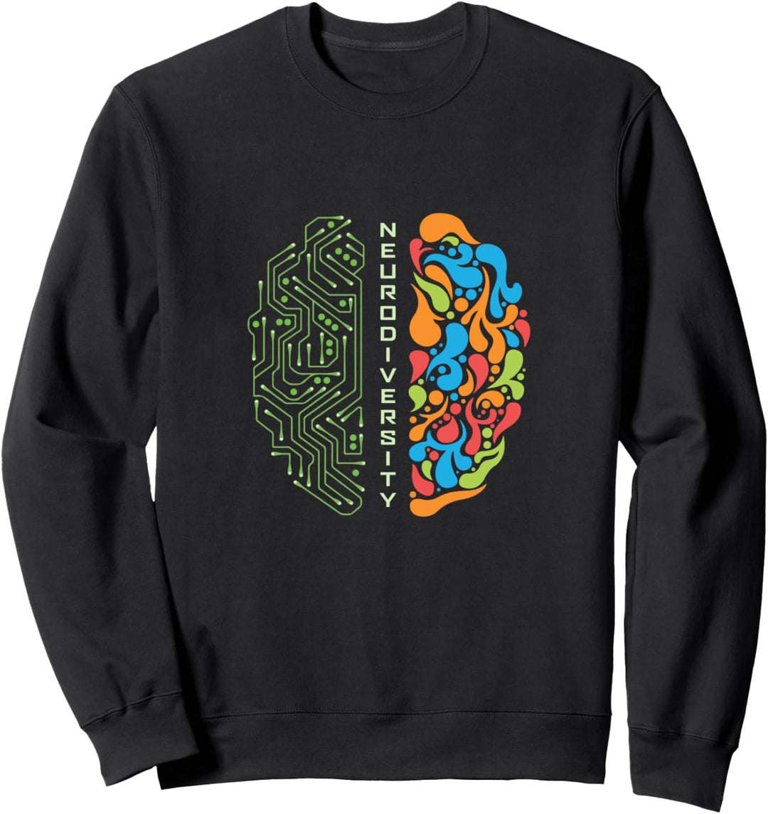 Embrace Neurodiversity Brain Sweatshirt