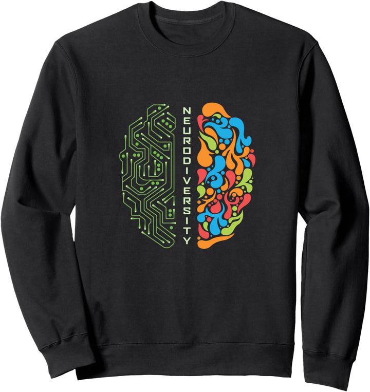 Embrace Neurodiversity Brain Sweatshirt