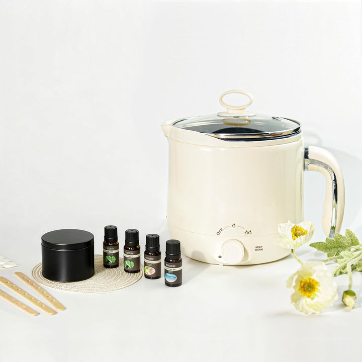 Julwshiper Kerzen Selber Machen Set für Erwachsene, DIY Kerzenherstellung Kit, Duftkerze Geschenke S