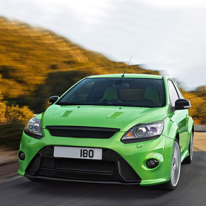 KYYET Universal-ABS-Lufteinlass-Schaufel, Turbo-Motorhaube, Abdeckung für Lüftungsschlitze, Focus Fi