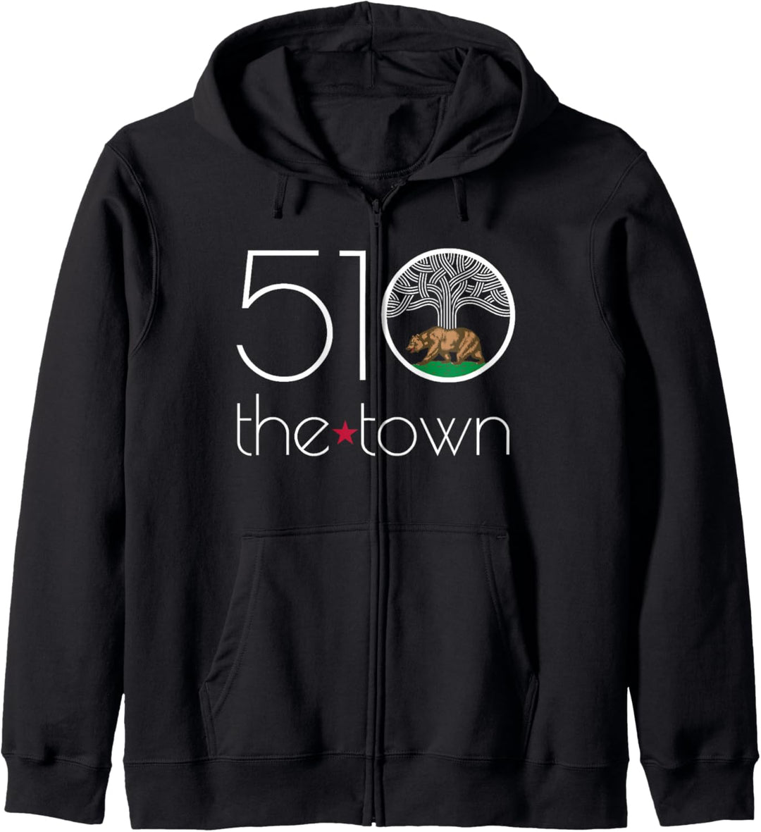 Oakland 510 The Town Eiche Kapuzenjacke