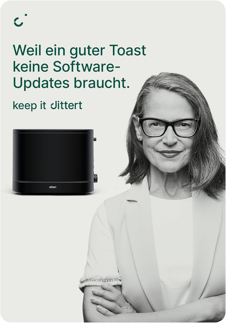 Toaster 2 Scheiben – 7 Bräunungsstufen, Aufwärmen, Auftauen, LED-Tasten, inkl. Brötchenaufsatz & Krü