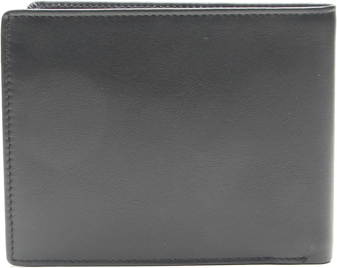 Esquire Slim - Geldbörse 8cc 12 cm RFID black Schwarz, Schwarz