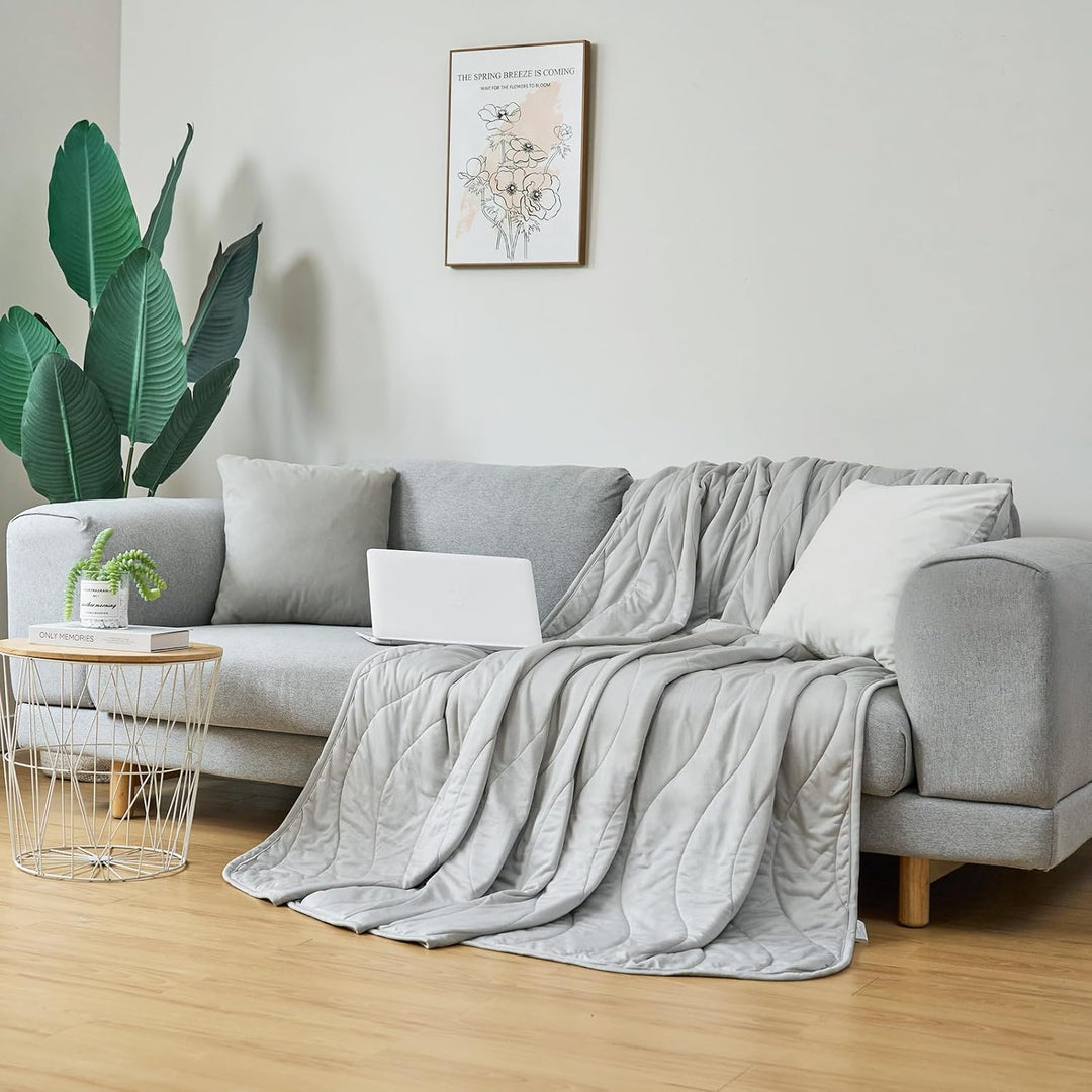 Laneetal Kühldecke leichte Sommerdecke mit Arc-Chill Q-Max > 0,45 Kühlfasern selbstkühlende Decke fü