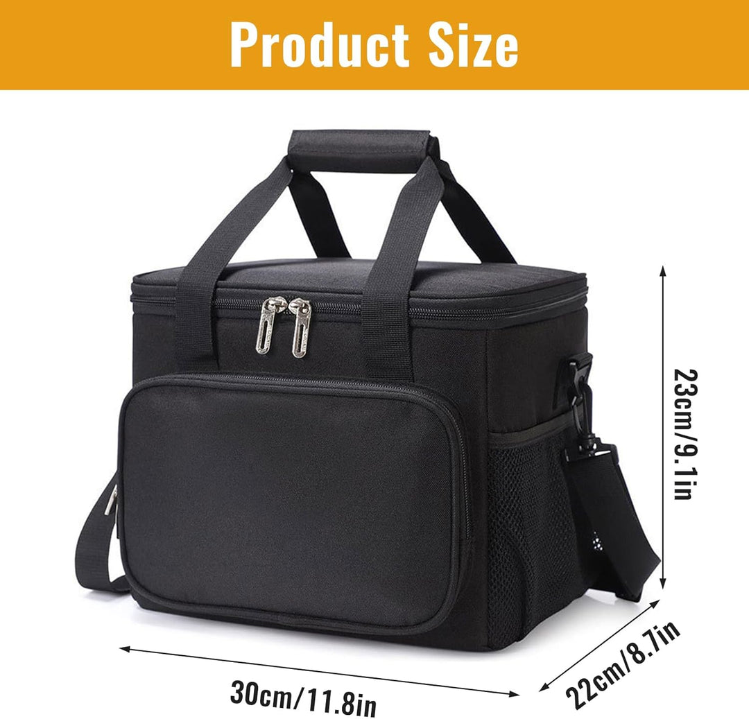 Faltbare Kühltasche 27L/15L/10L, hält Getränke & Speisen 8h kalt/frisch, wasserdichte Isoliertasche
