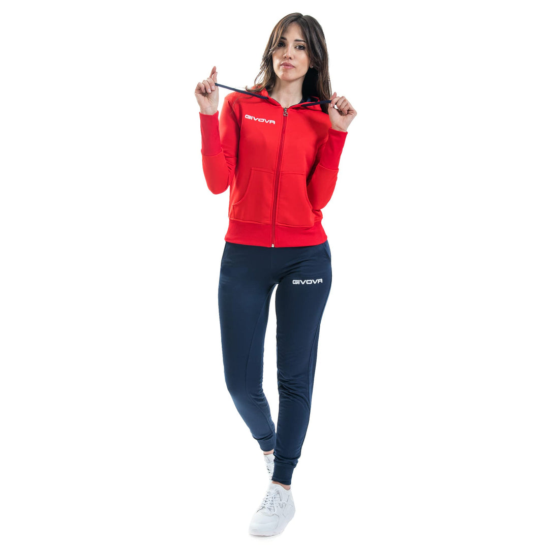 Givova Unisex Tr015 Anzug (1er Pack) XXS Rosso-Blu, XXS Rosso-Blu